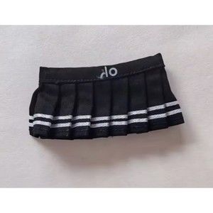 Labubu Black Pleated Skirt